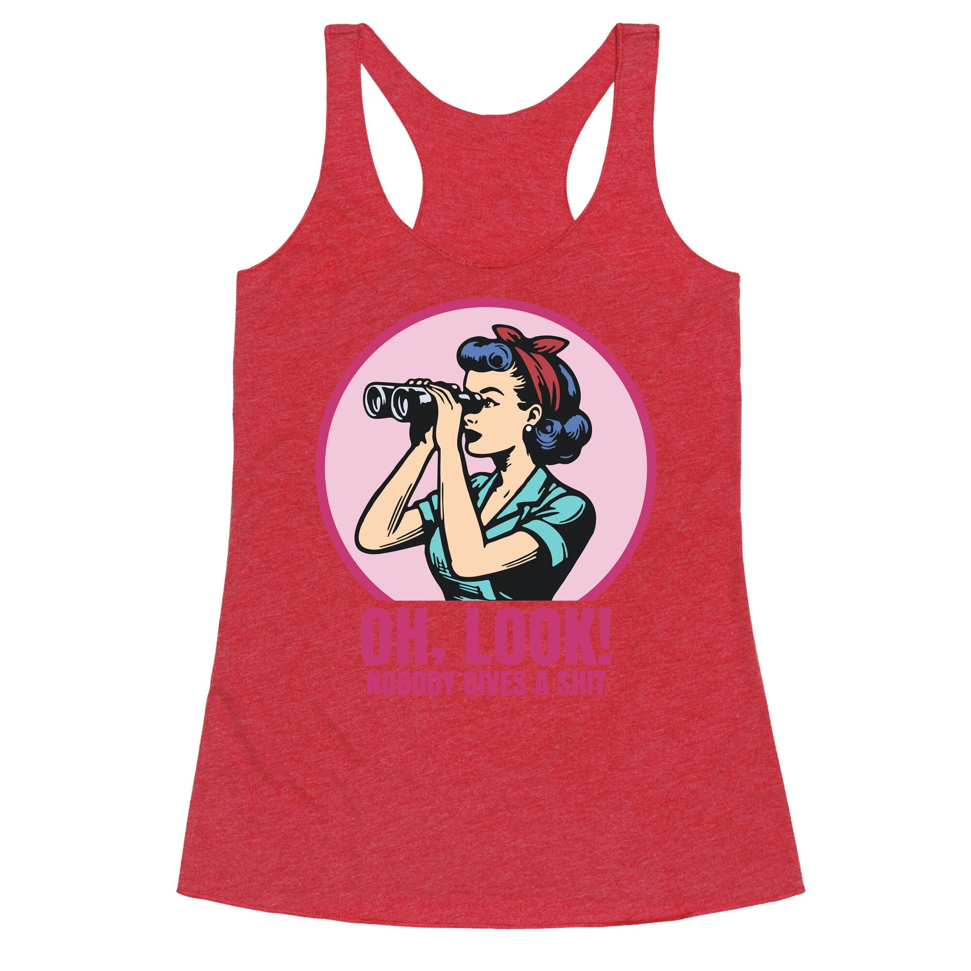 Nobody Gives A Shit Racerback Tank