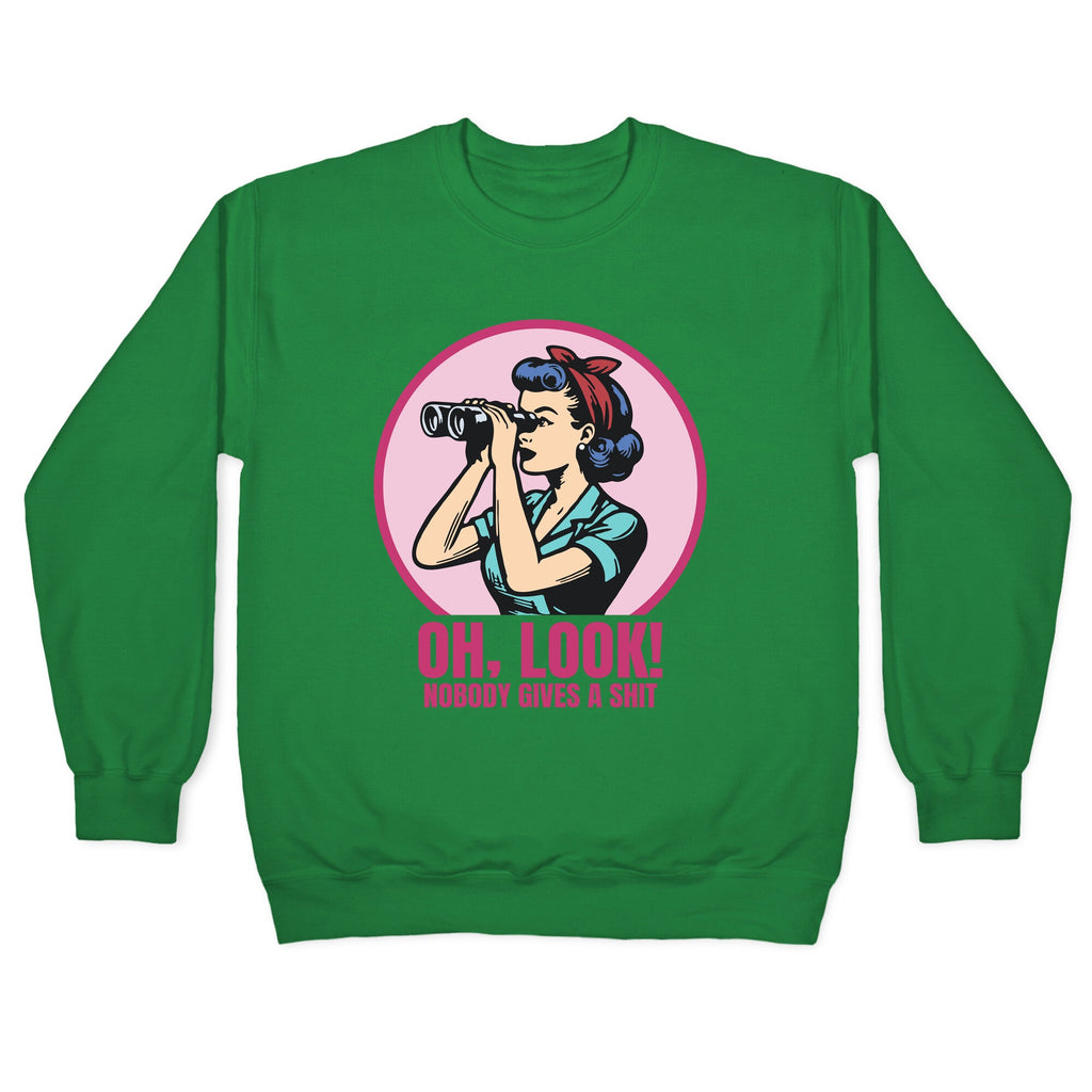 Nobody Gives A Shit Crewneck Sweatshirt