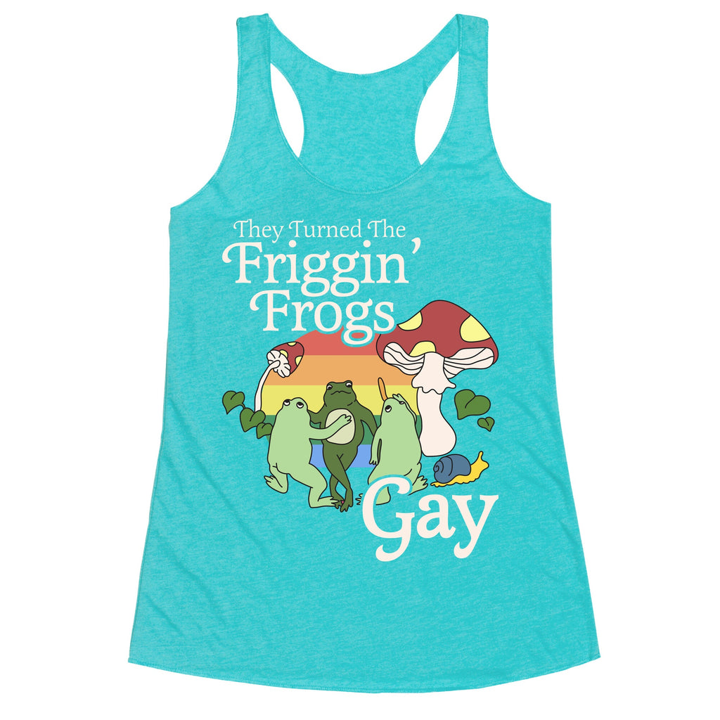 Gay Frogs Racerback Tank