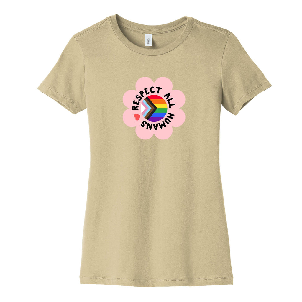 Respect All Humans Womens Cotton Tee