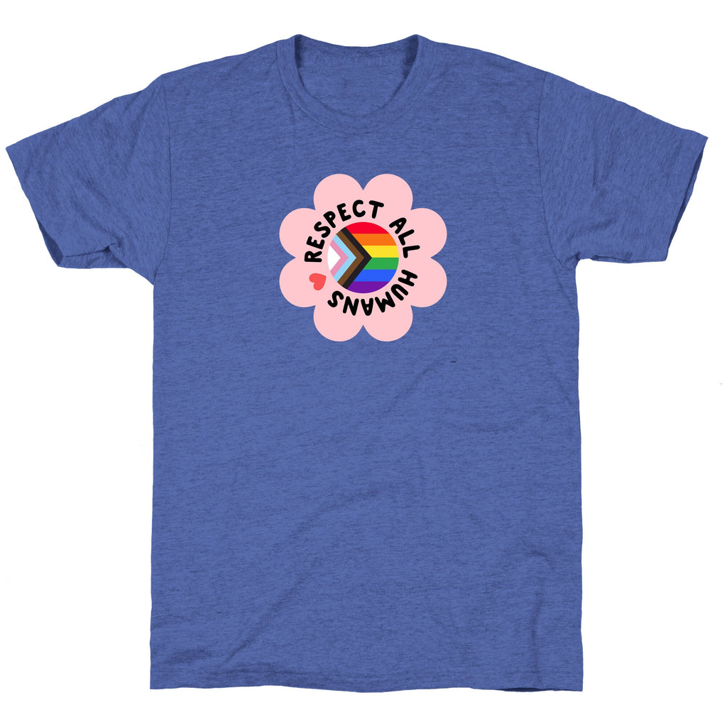Respect All Humans Unisex Triblend Tee