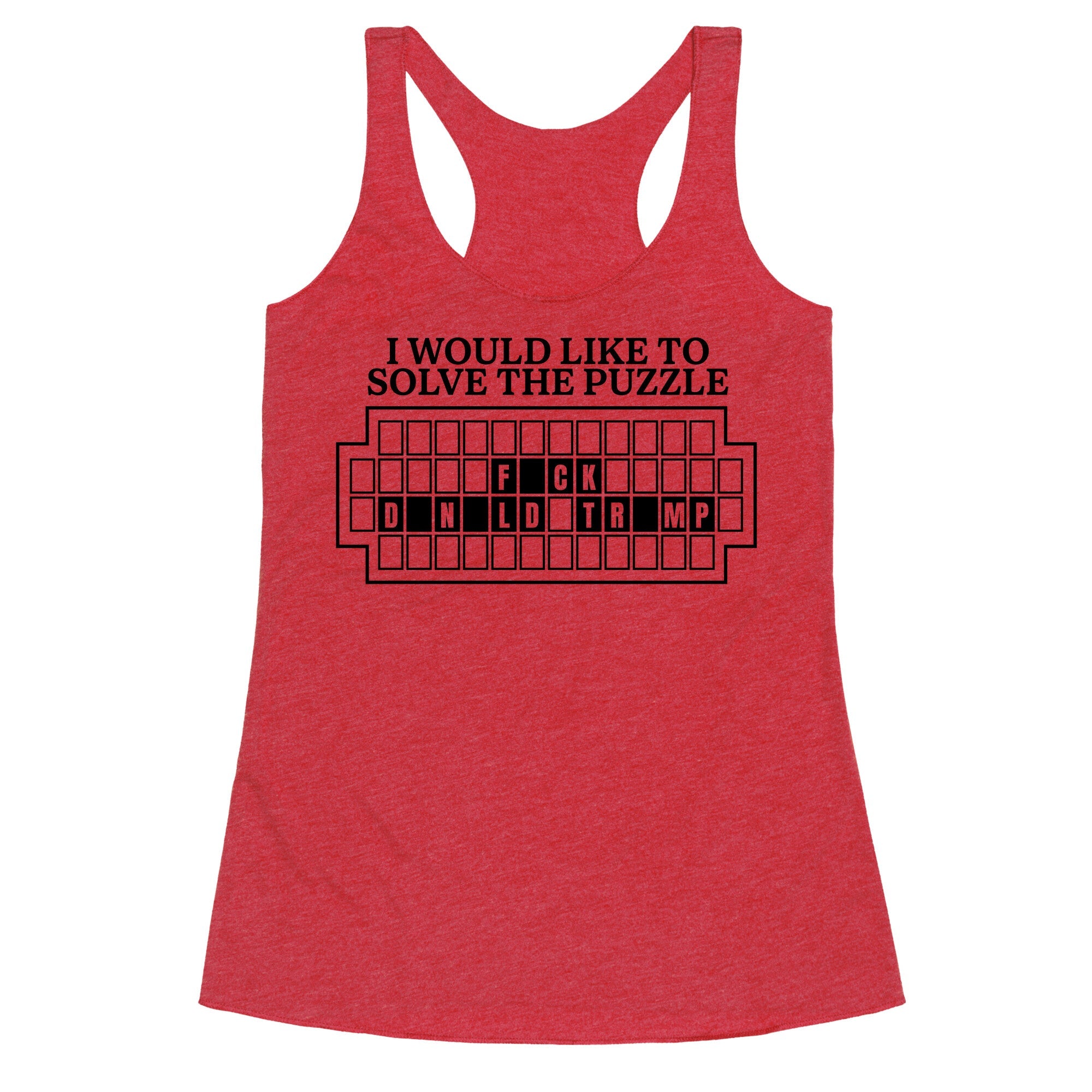 Wheel Of Fortune Racerback Tank