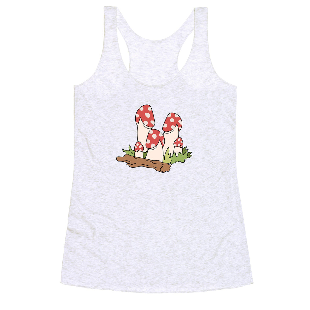 Mushroom Peens Racerback Tank