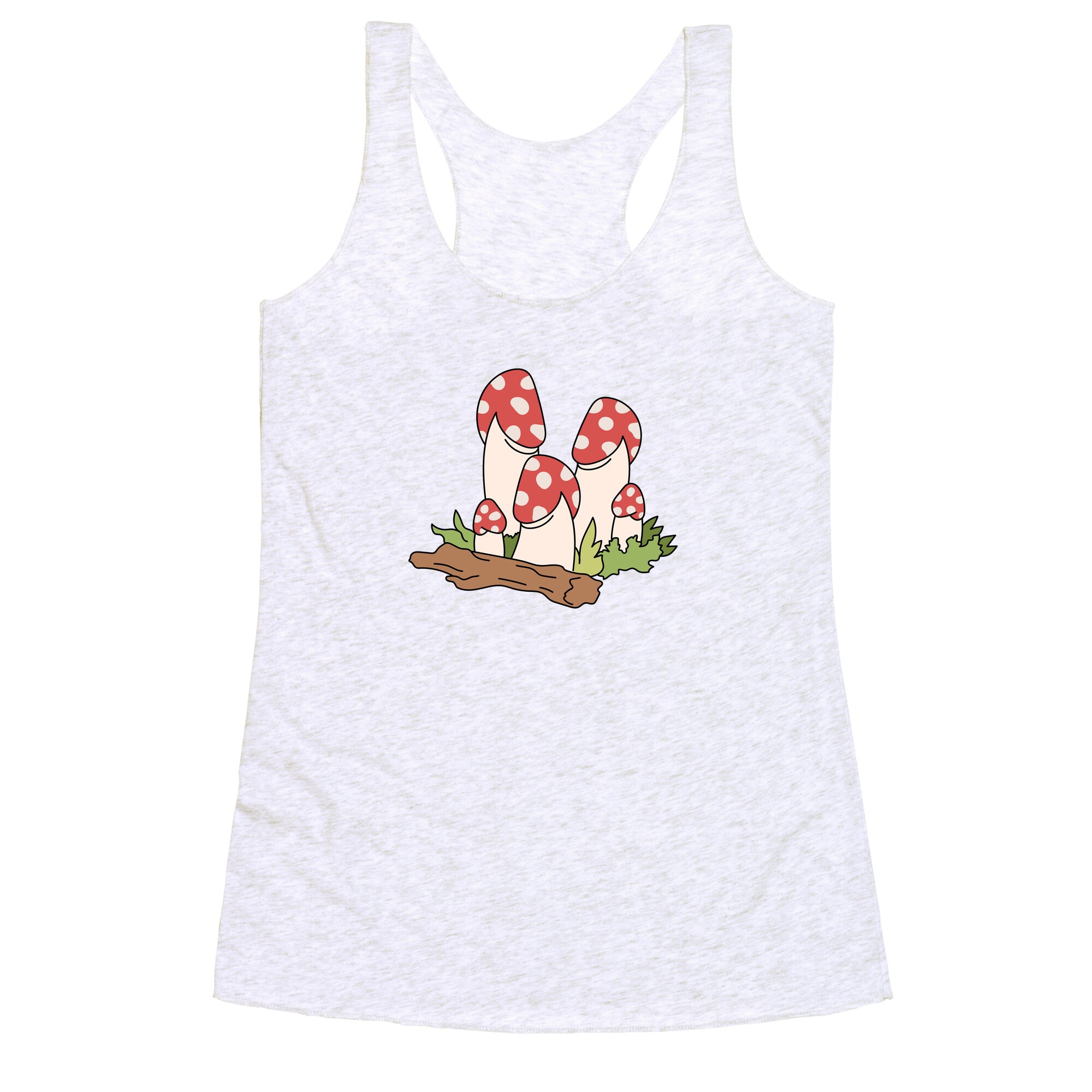 Mushroom Peens Racerback Tank