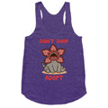 Dont Shop Adopt Demogorgon Racerback Tank