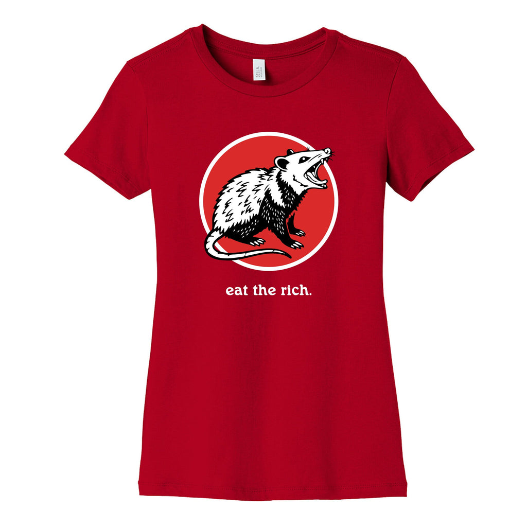 Eat The Rich Womens Cotton Tee