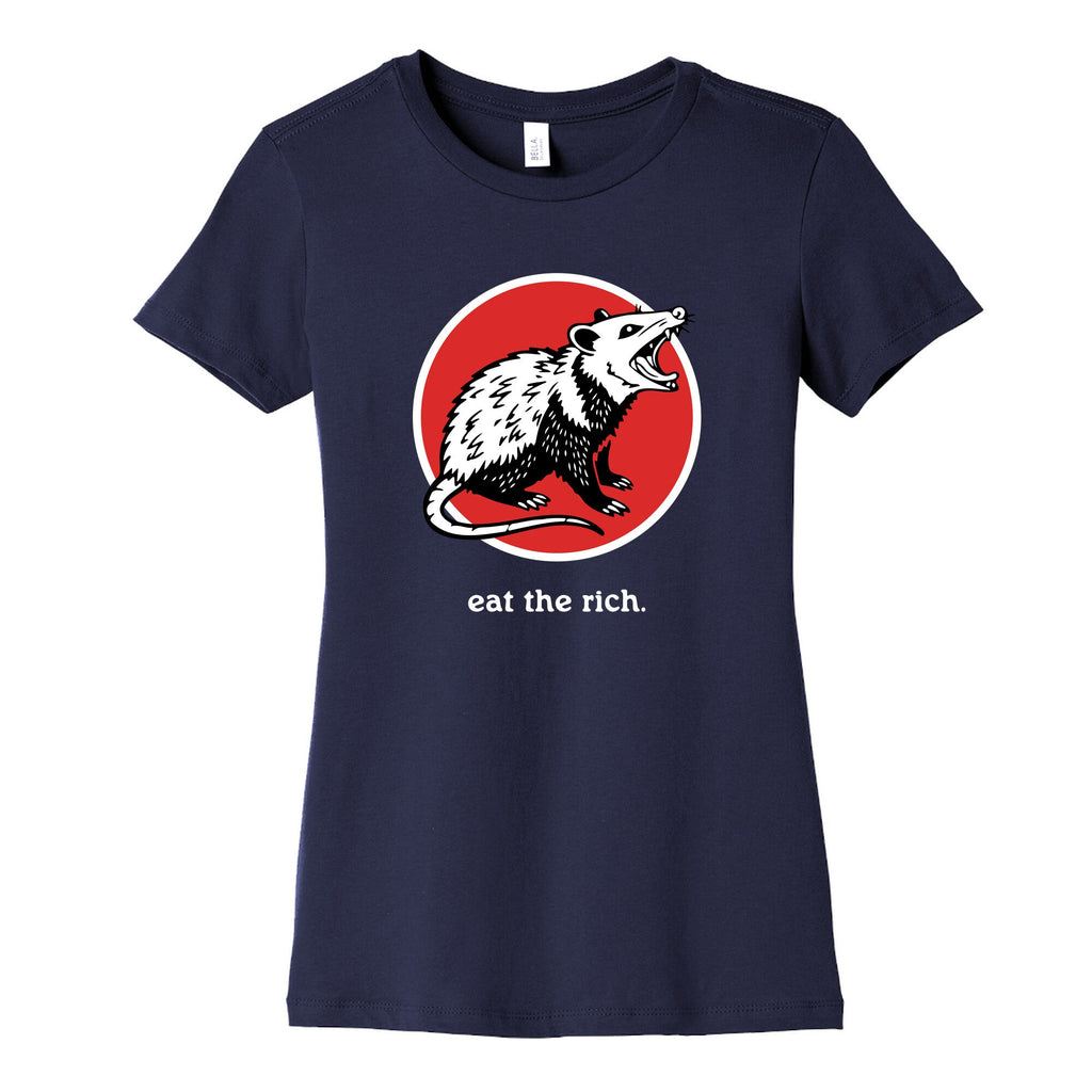 Eat The Rich Womens Cotton Tee