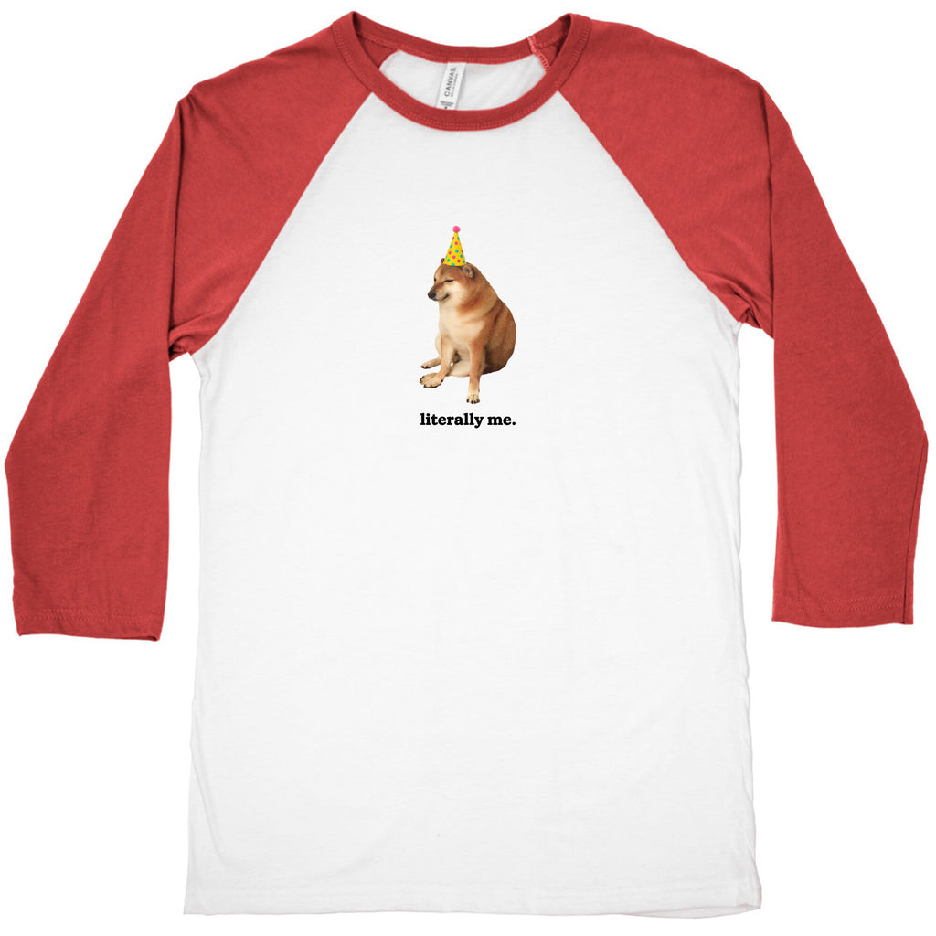 Literally Me Baseball Tee