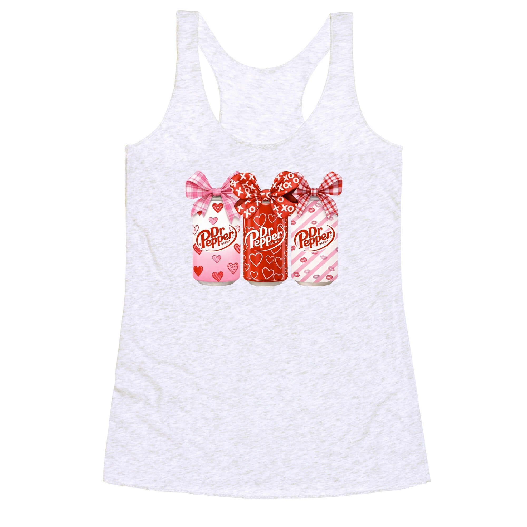 Dr. Pepper Valentine Racerback Tank