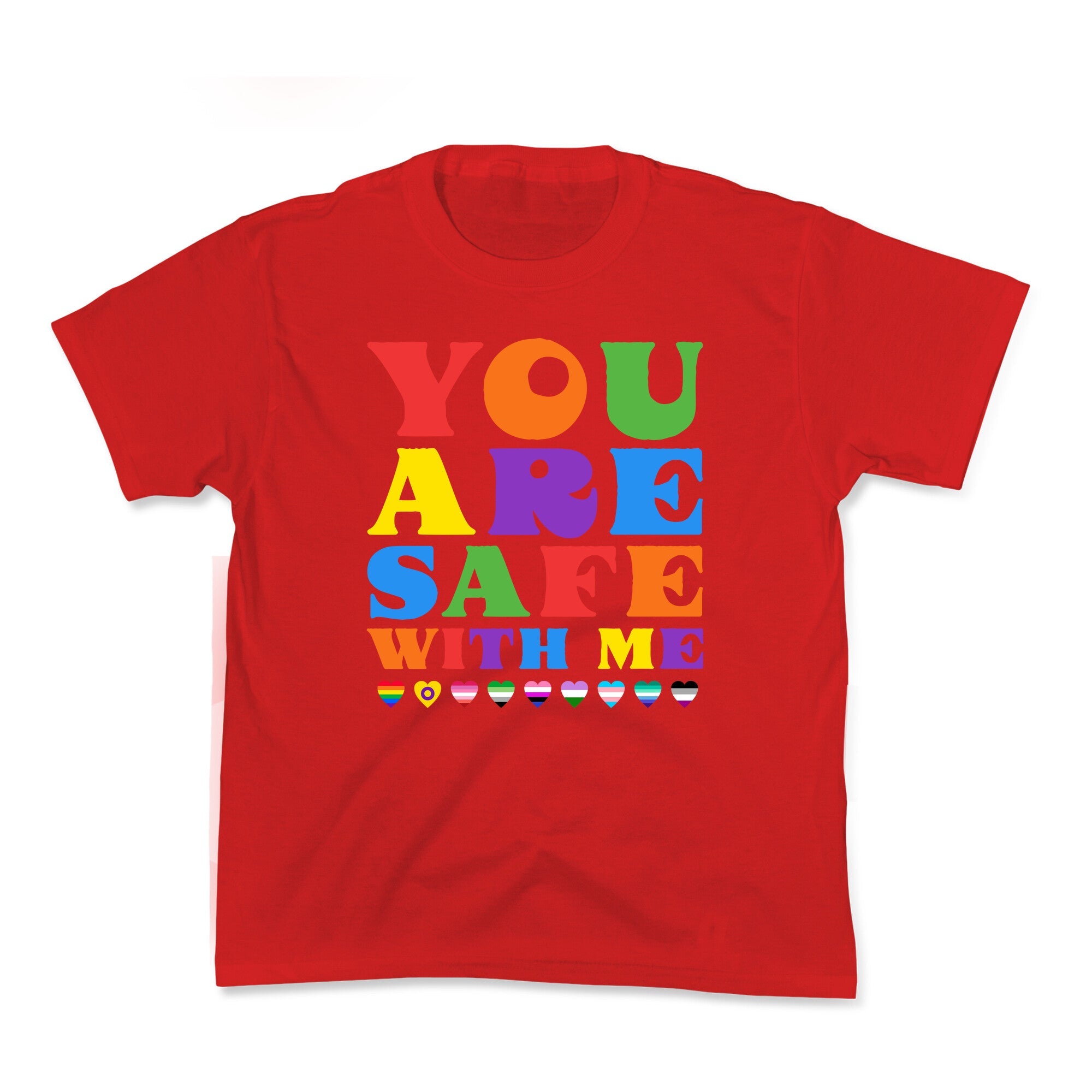 You Are Safe With Me Kids Tee