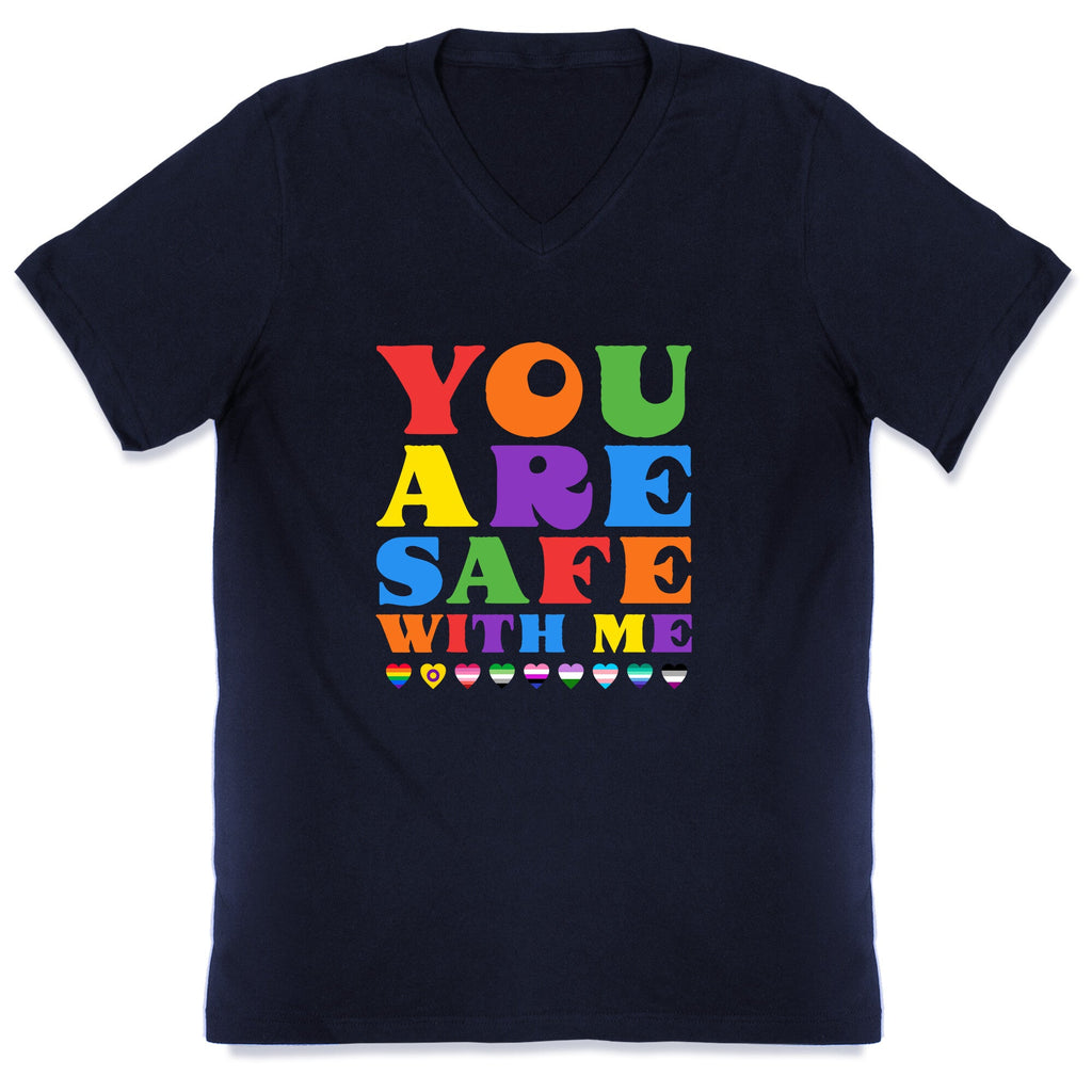 You Are Safe With Me V-Neck