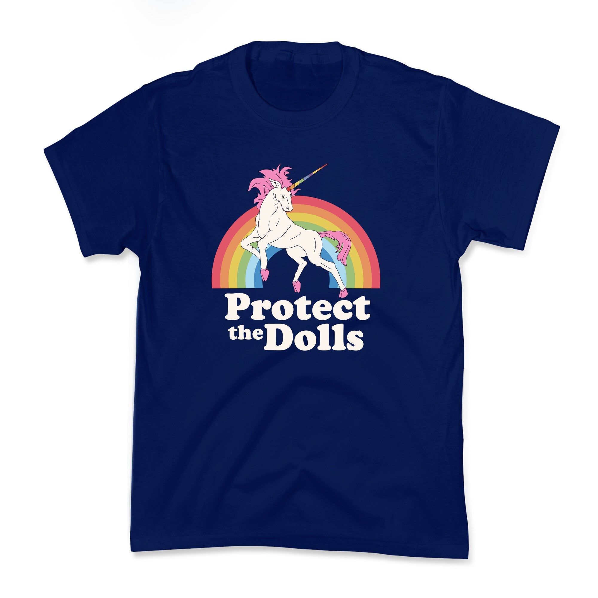 Protect The Dolls Unicorn Kids Tee