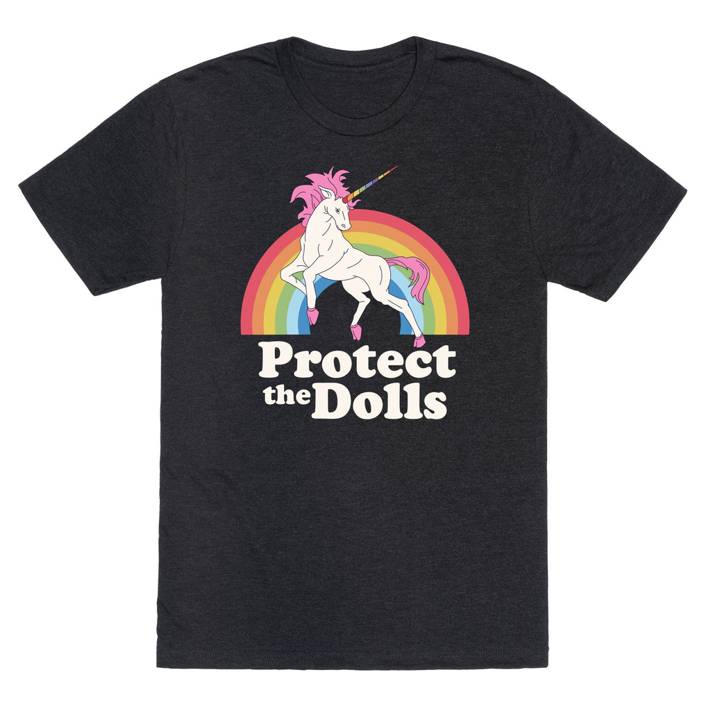 Protect The Dolls Unicorn Unisex Triblend Tee