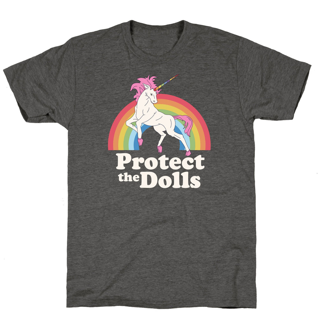 Protect The Dolls Unicorn Unisex Triblend Tee