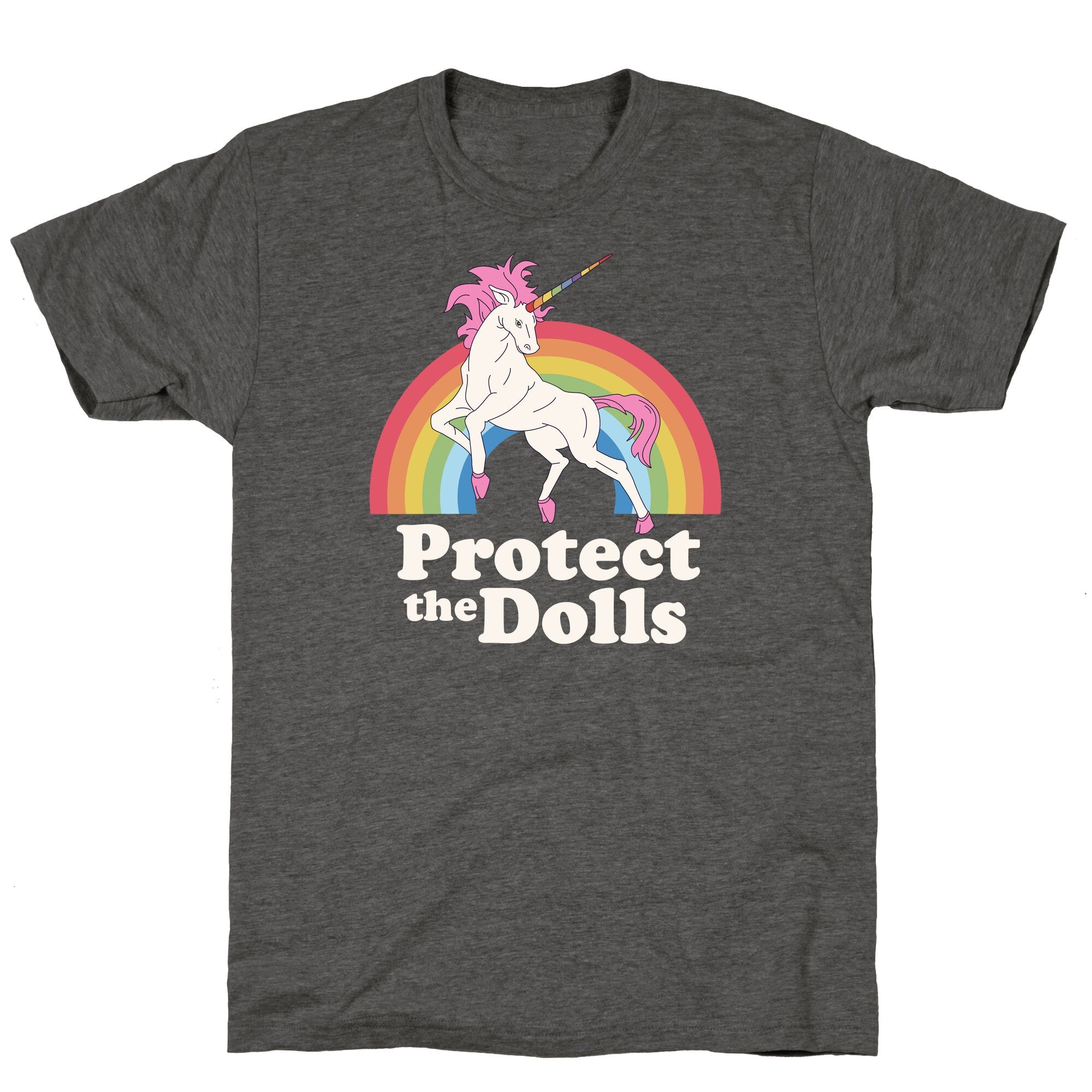 Protect The Dolls Unicorn Unisex Triblend Tee