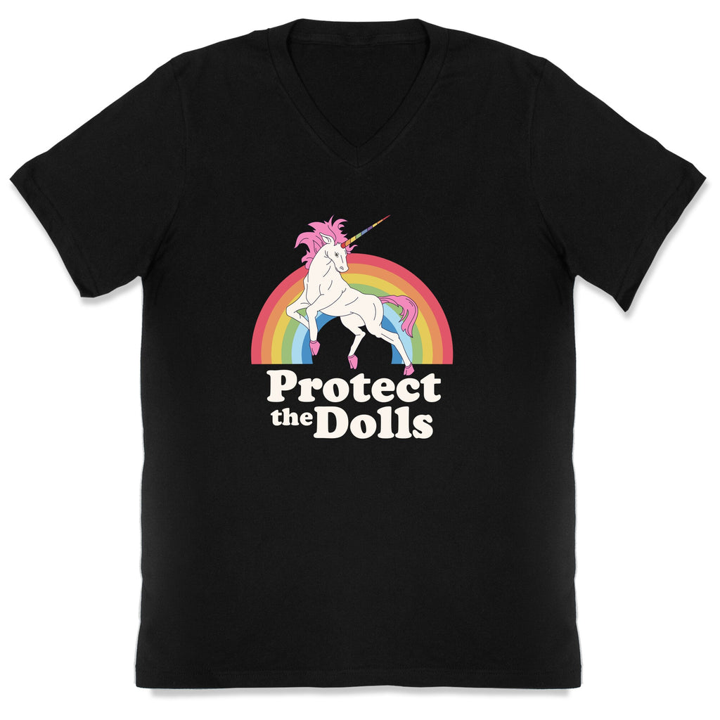 Protect The Dolls Unicorn V-Neck