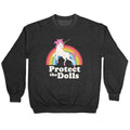 Protect The Dolls Unicorn Crewneck Sweatshirt