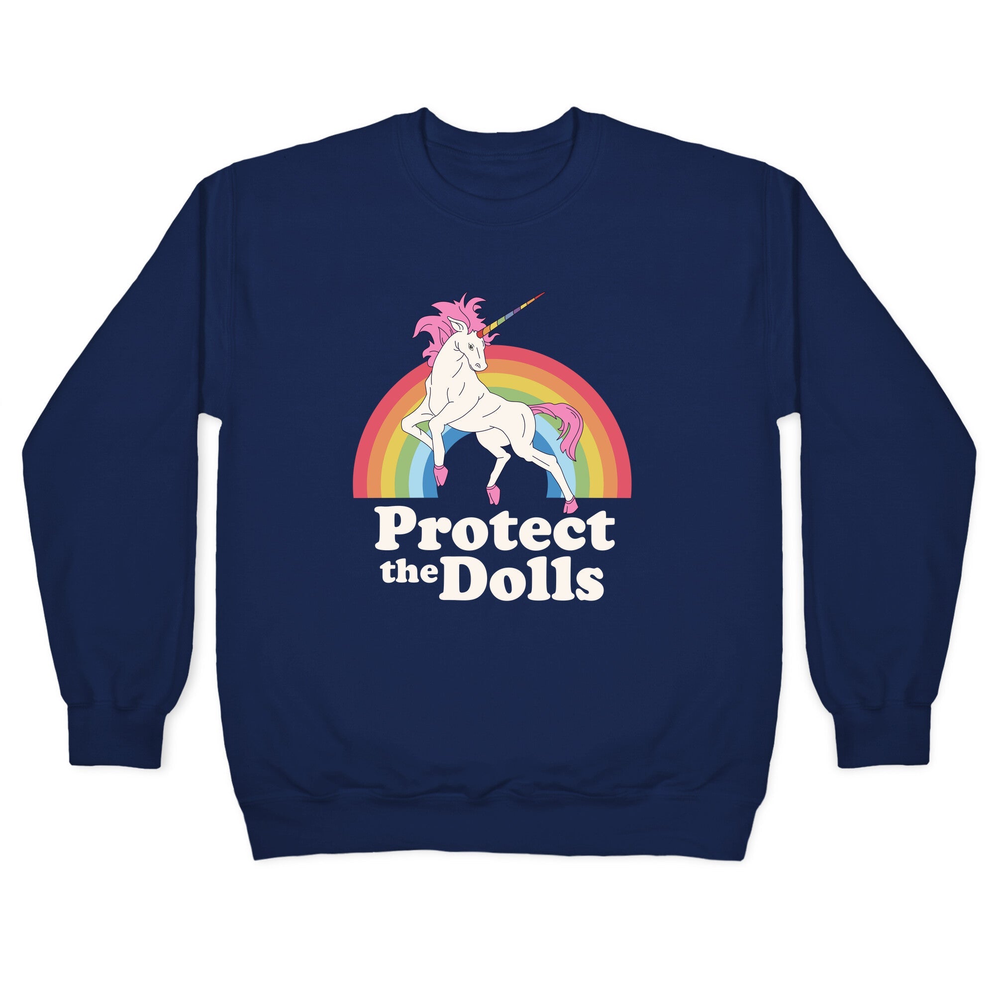Protect The Dolls Unicorn Crewneck Sweatshirt