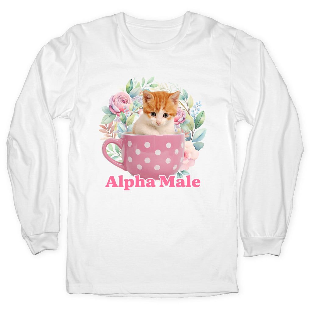 Alpha Male Kitten Longsleeve Tee