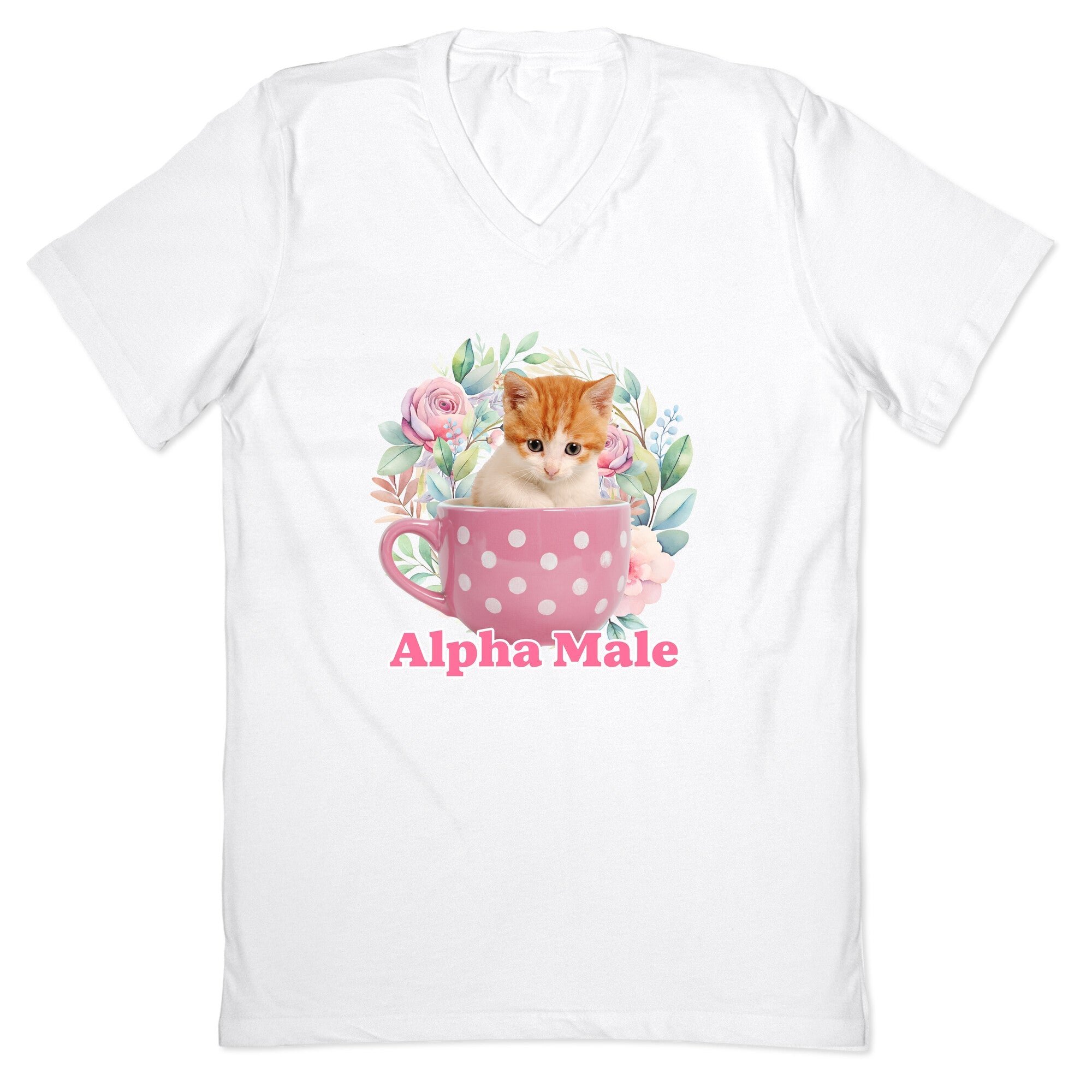 Alpha Male Kitten V-Neck