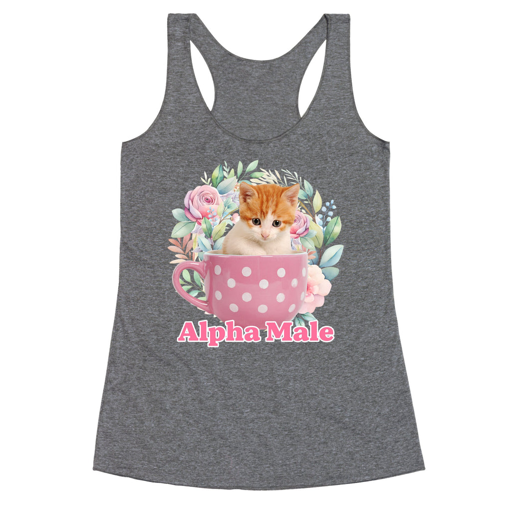 Alpha Male Kitten Racerback Tank