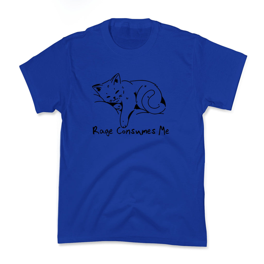 Rage Consumes Me Kitten Kids Tee