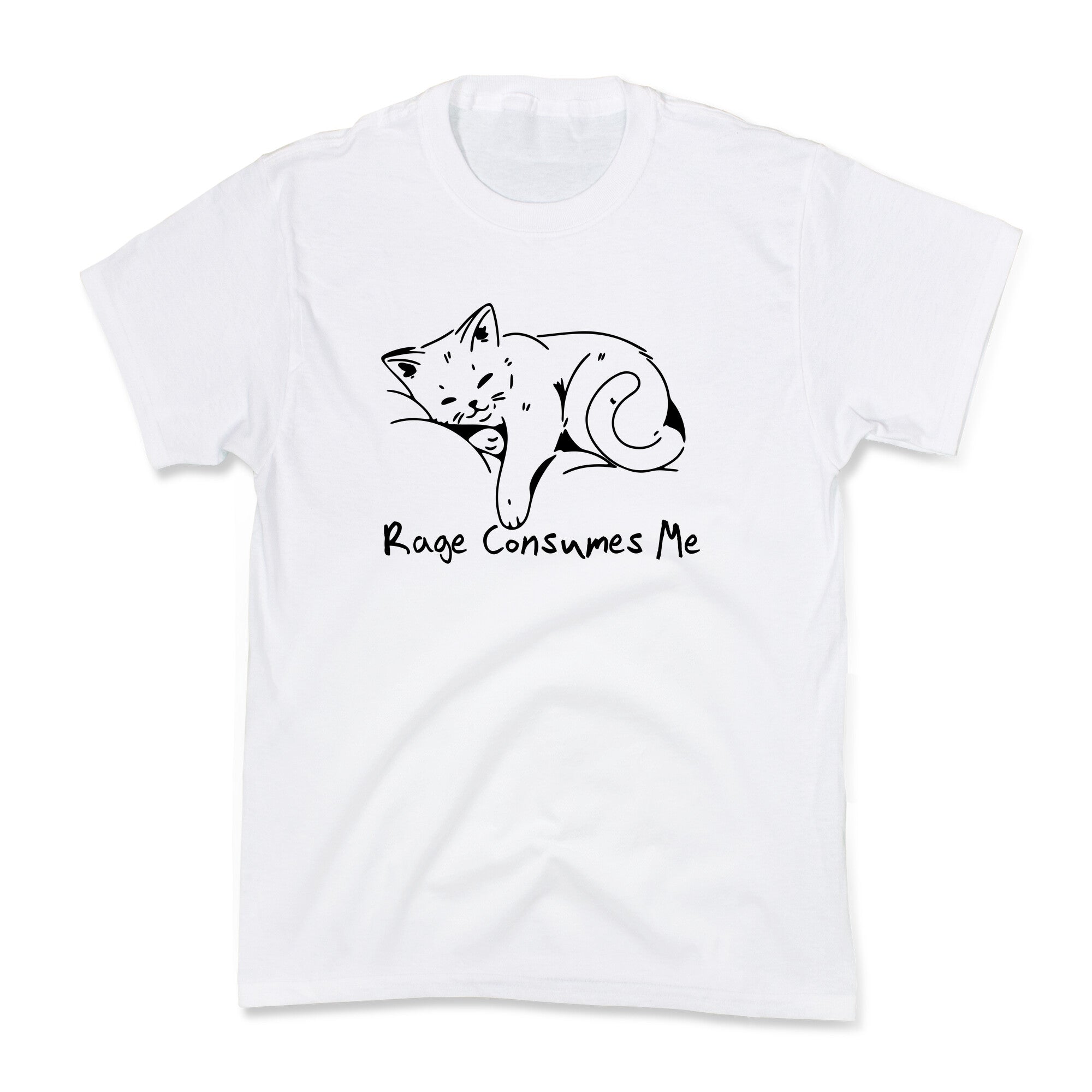 Rage Consumes Me Kitten Kids Tee