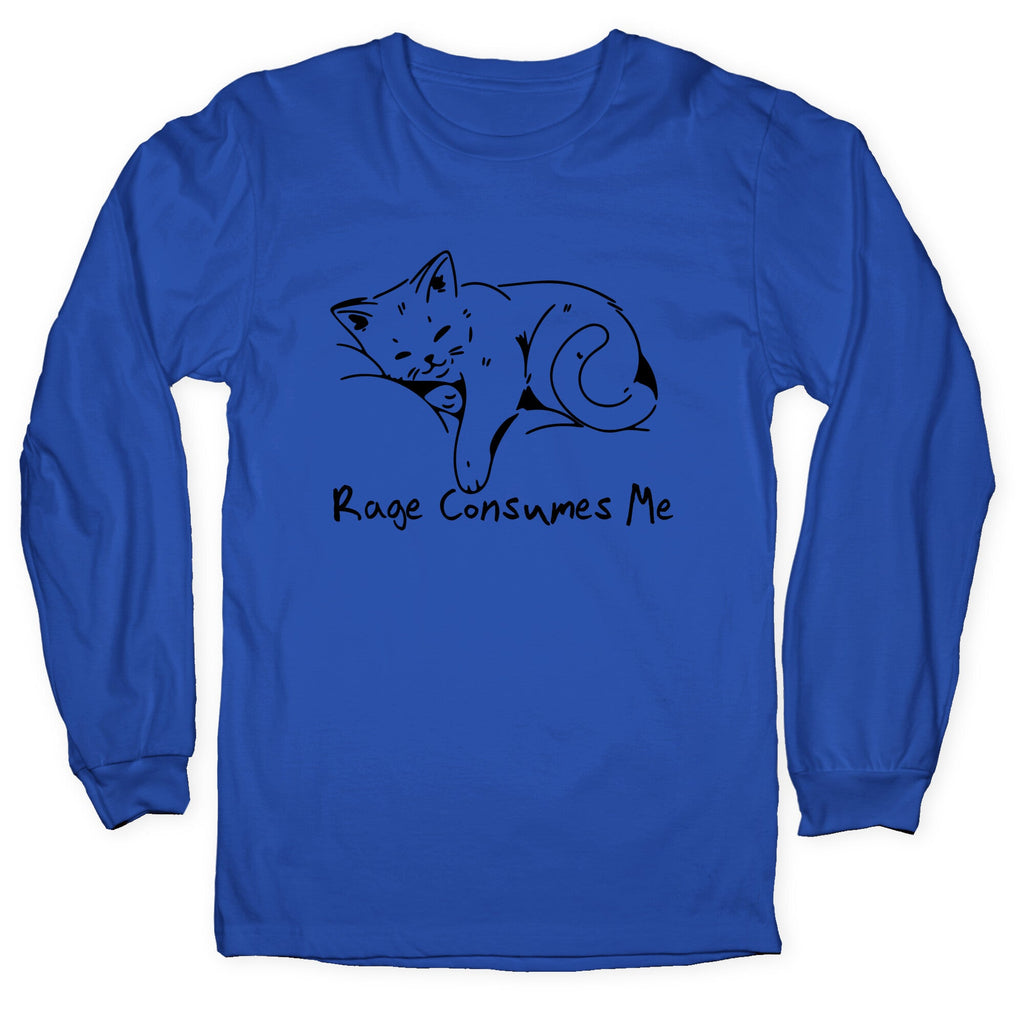 Rage Consumes Me Kitten Longsleeve Tee