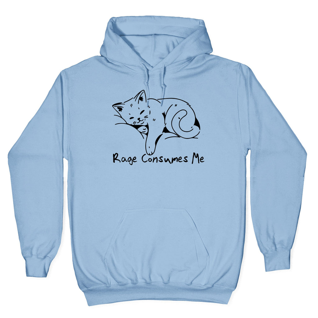 Rage Consumes Me Kitten Hoodie