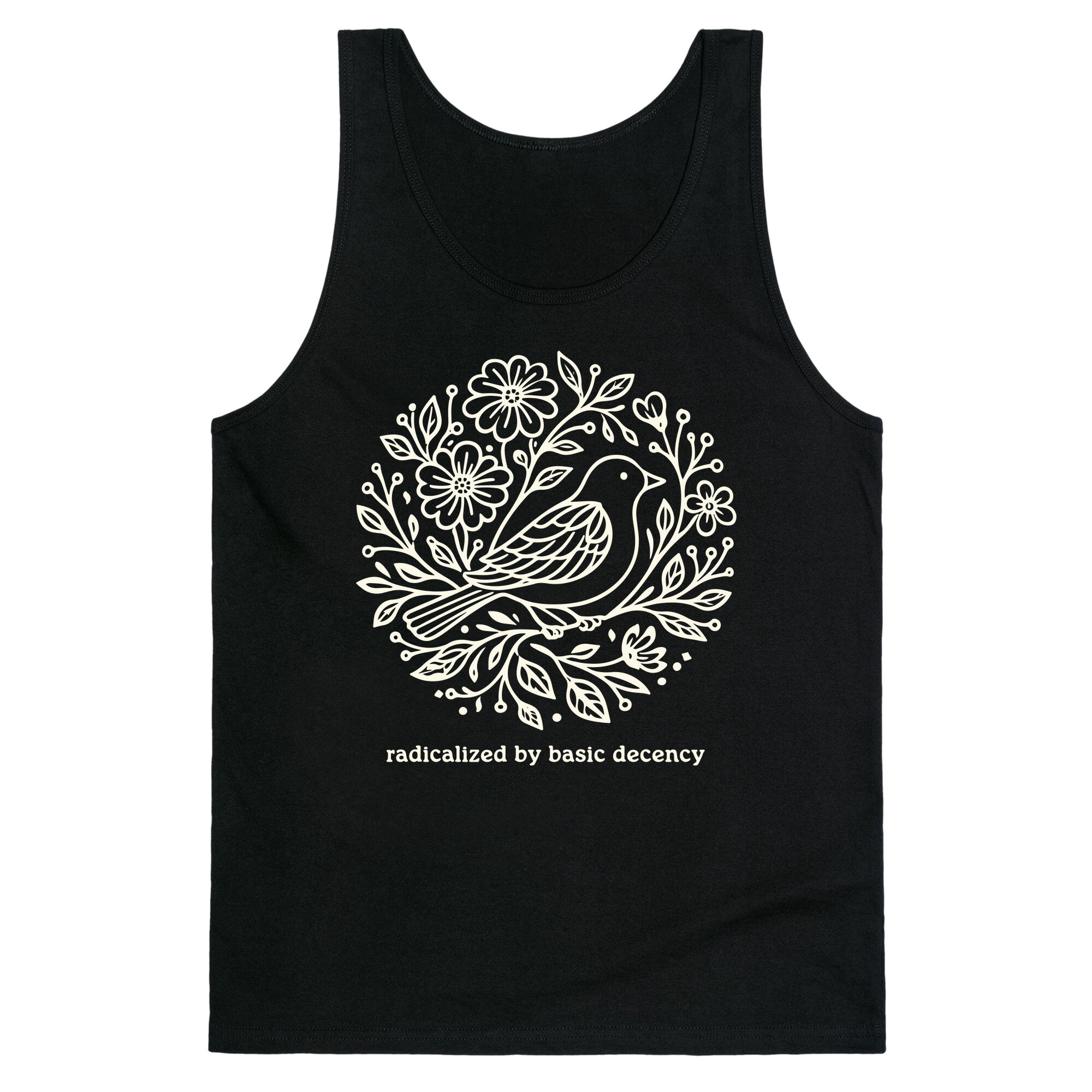 Radicalized By Basic Decency Tank Top