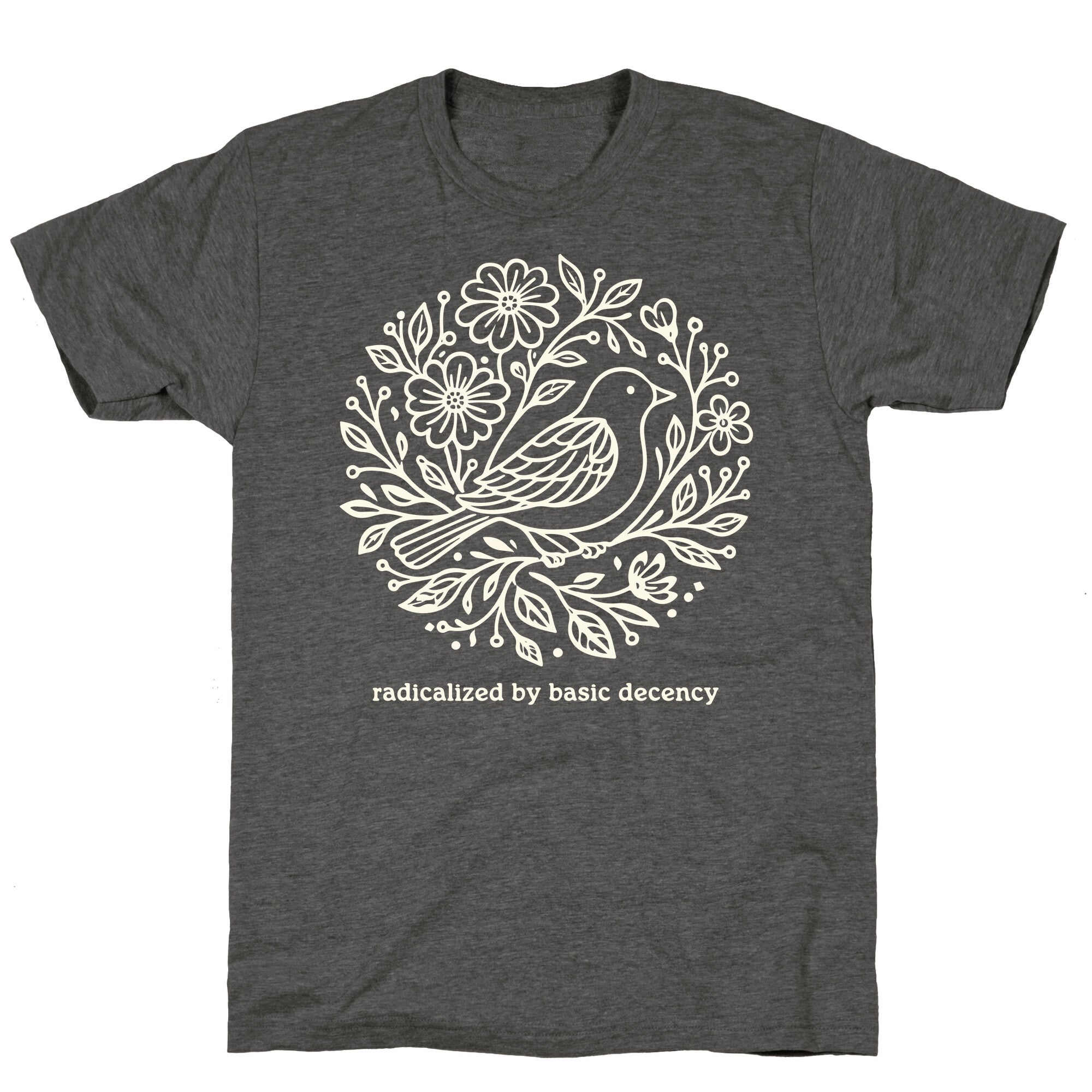 Radicalized By Basic Decency Unisex Triblend Tee