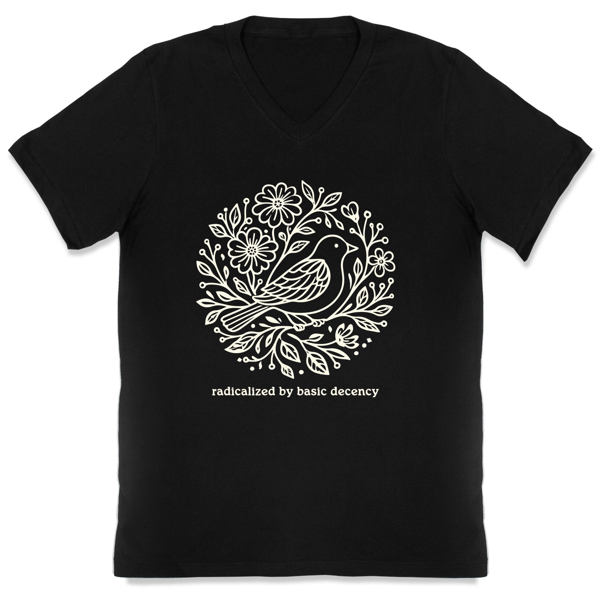 Radicalized By Basic Decency V-Neck