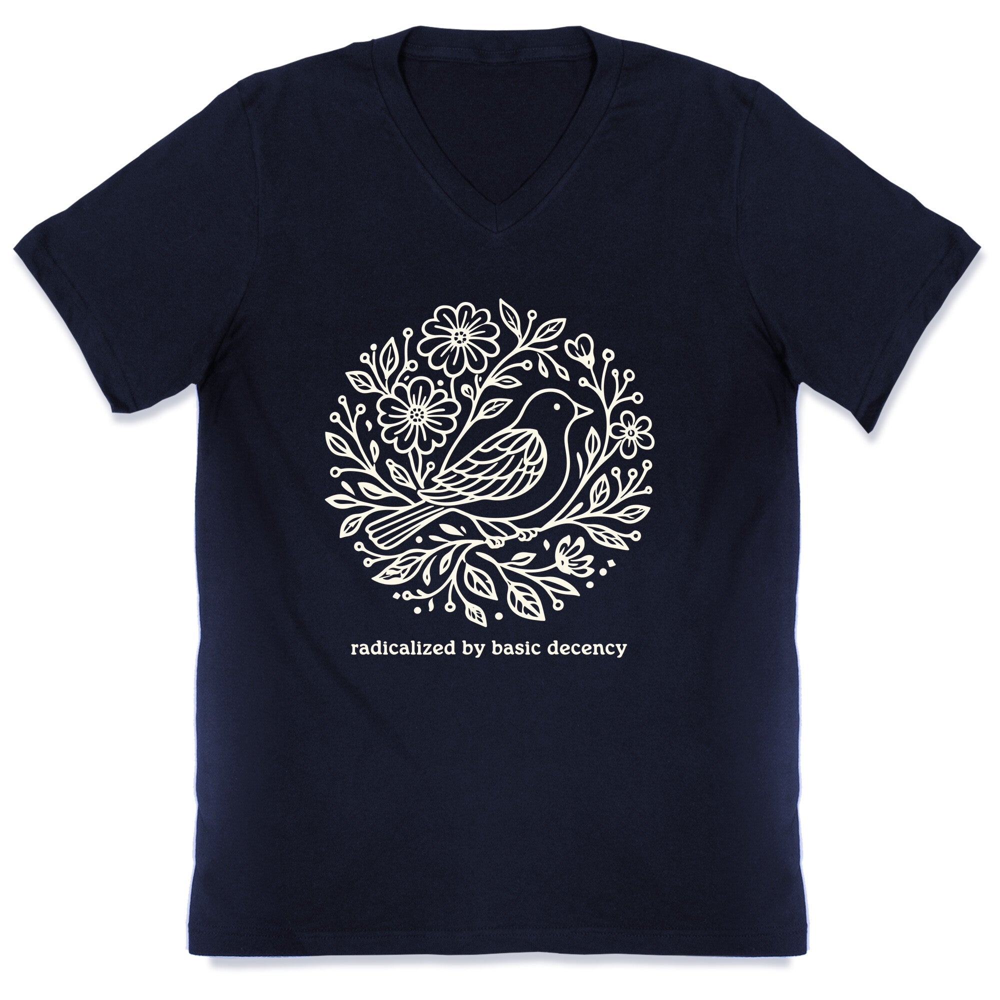 Radicalized By Basic Decency V-Neck