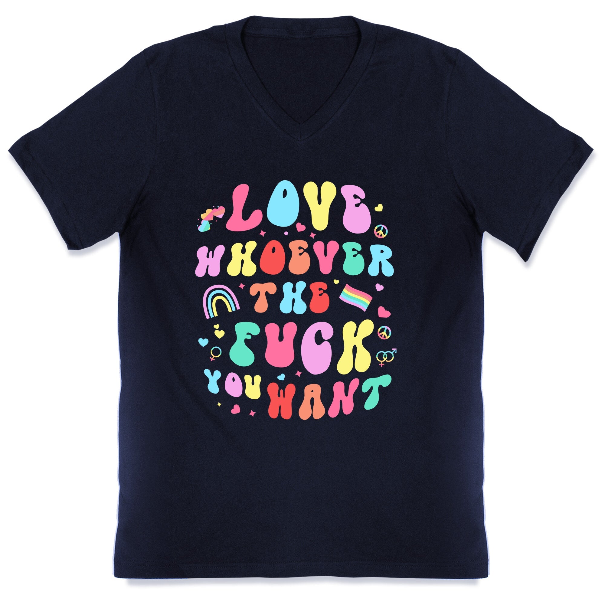 Love Whoever The F You Want V-Neck