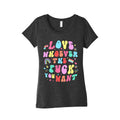 Love Whoever The F You Want Womens Triblend Tee