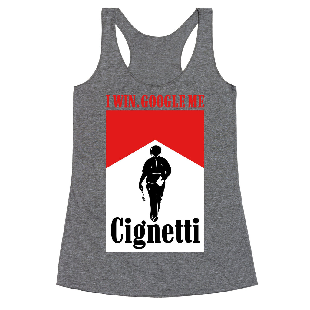 Cignetti I Win Racerback Tank