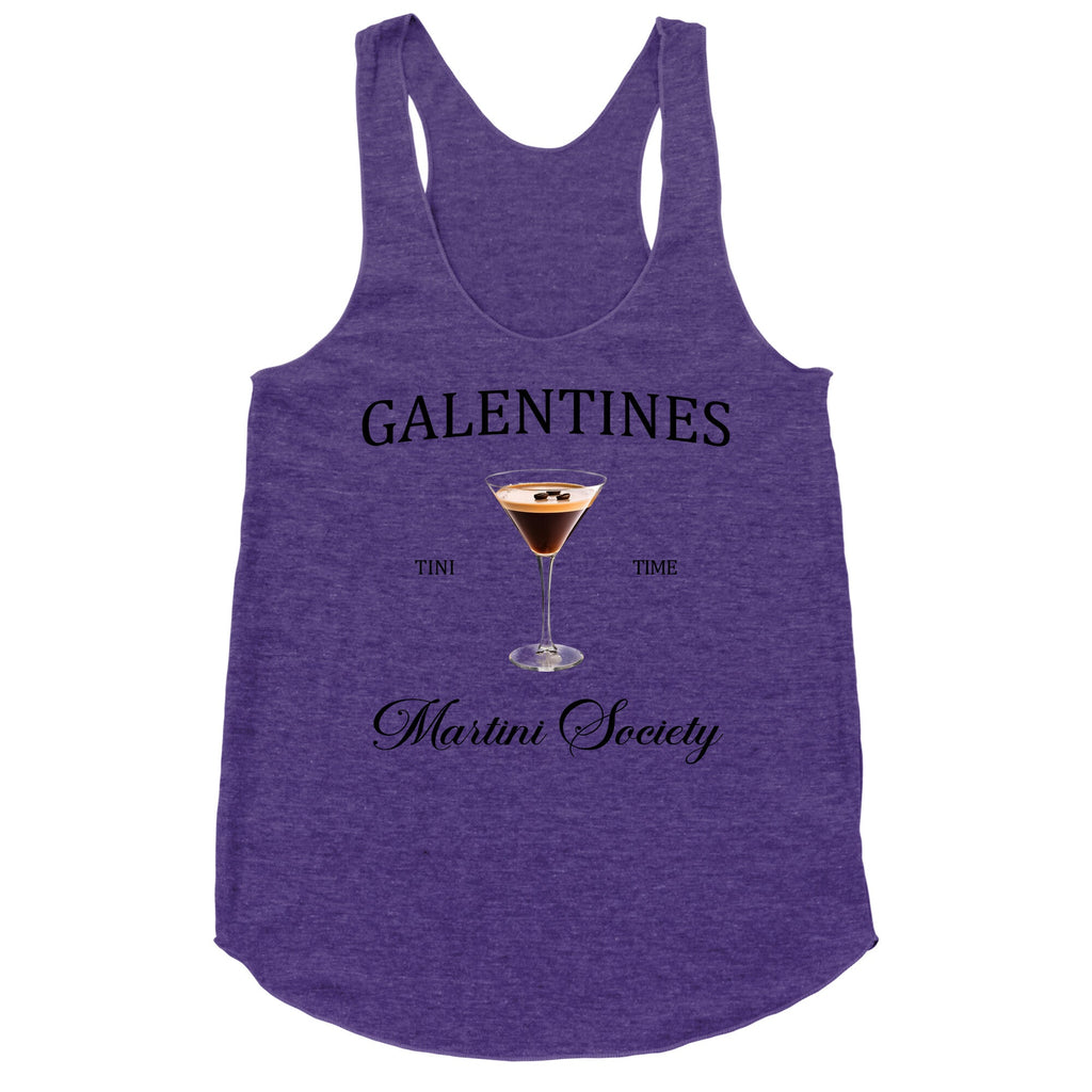 Galentines Tini Time Racerback Tank