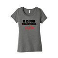 V Is For Vodka Womens Triblend Tee