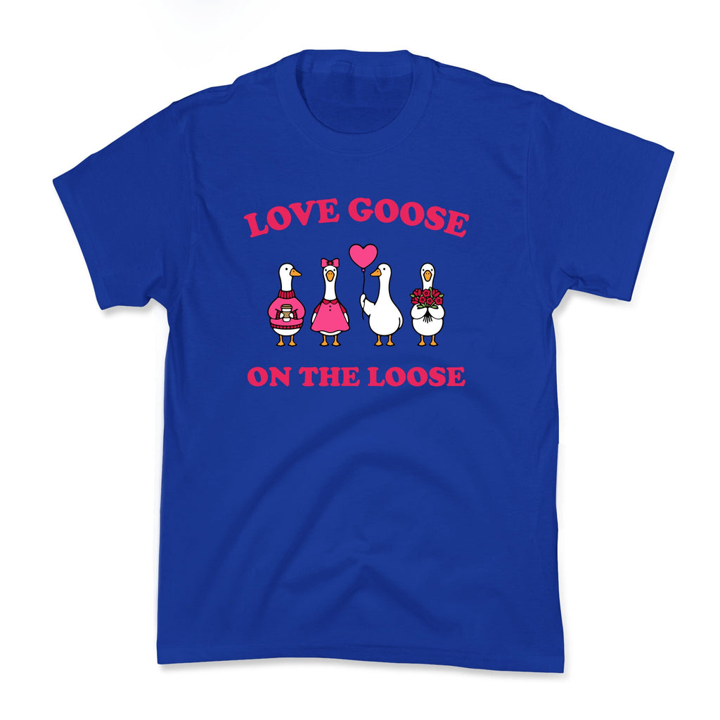 Love Goose On The Loose Kids Tee