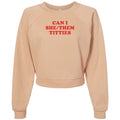 Can I She/Them Titties? Womens Raglan Pullover Fleece