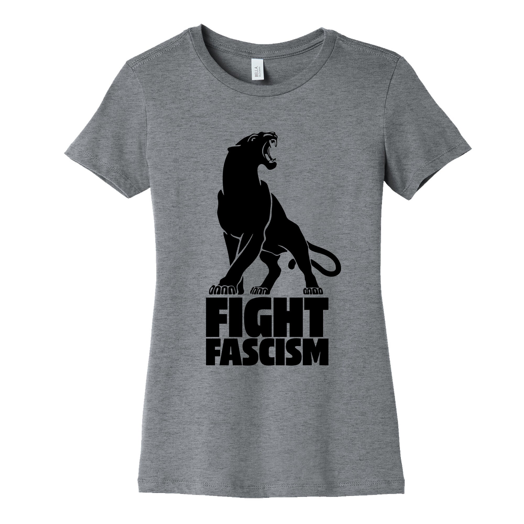 Fight Fascism Womens Cotton Tee