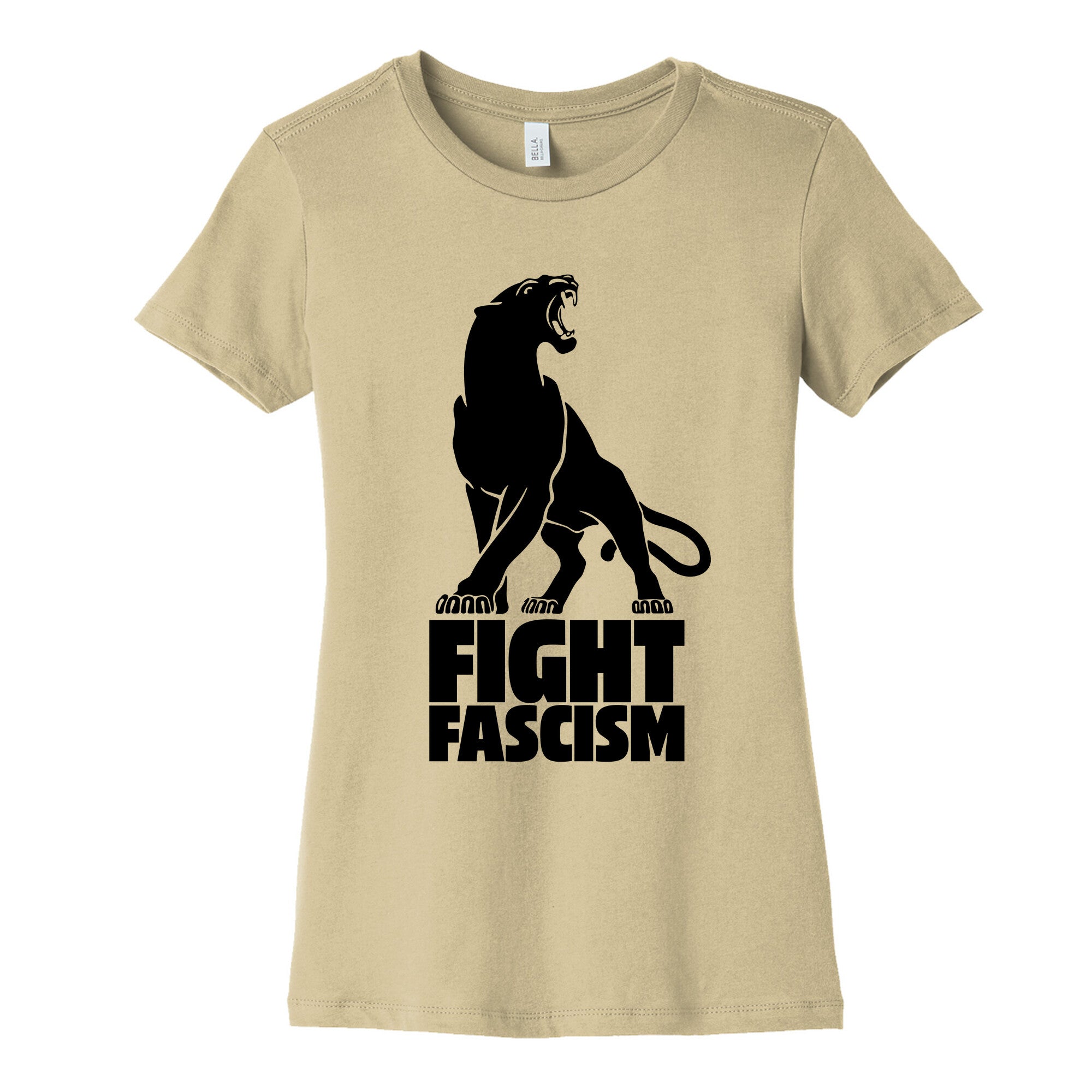 Fight Fascism Womens Cotton Tee