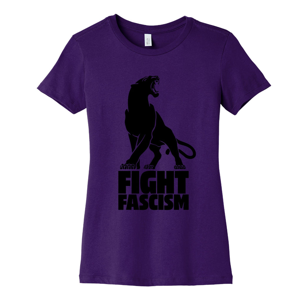 Fight Fascism Womens Cotton Tee