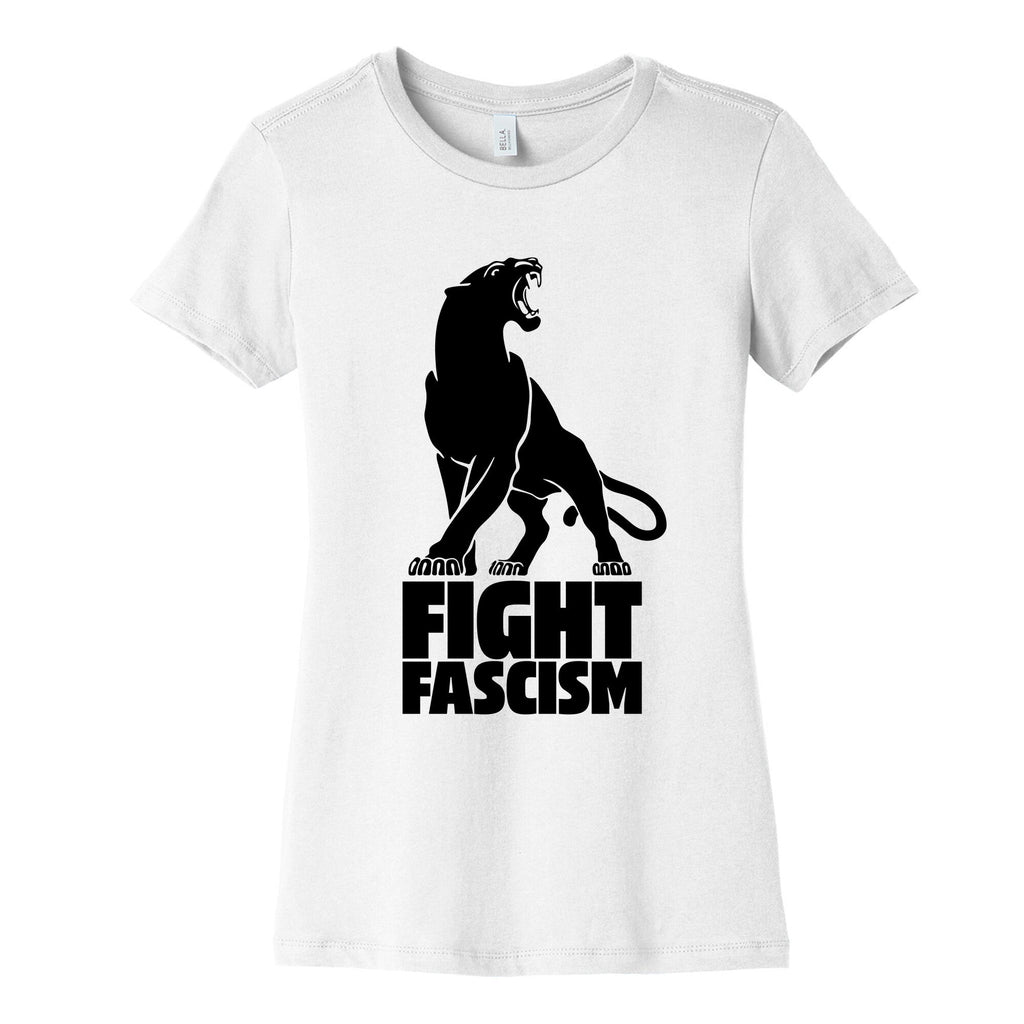 Fight Fascism Womens Cotton Tee