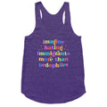 Imagine Hating Immigrants Racerback Tank