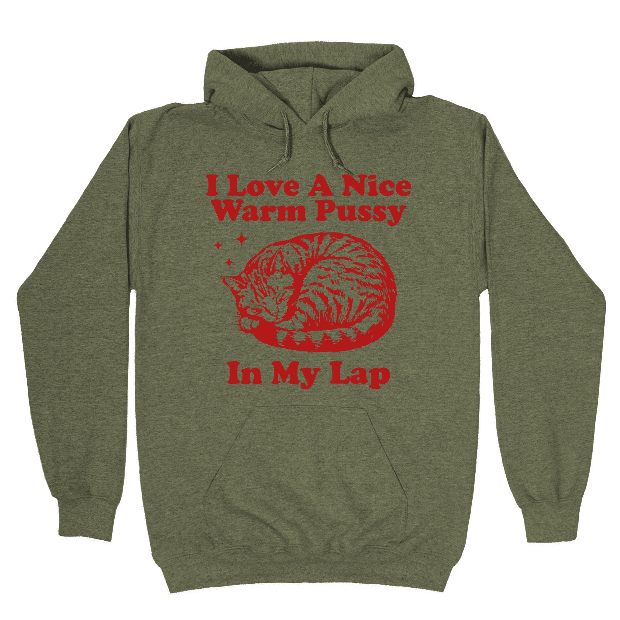 I Love A Nice Warm Pussy In My Lap Hoodie