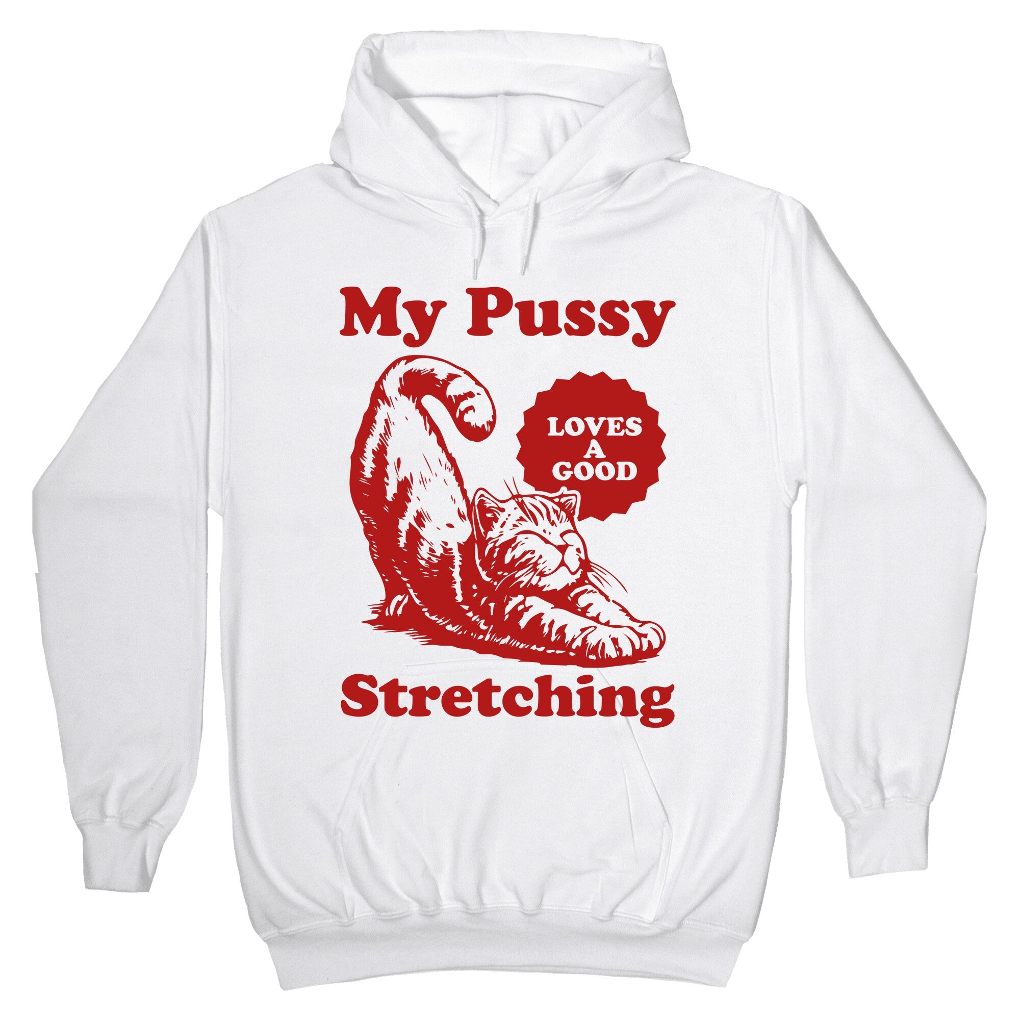 My Pussy Loves A Good Stretching Hoodie
