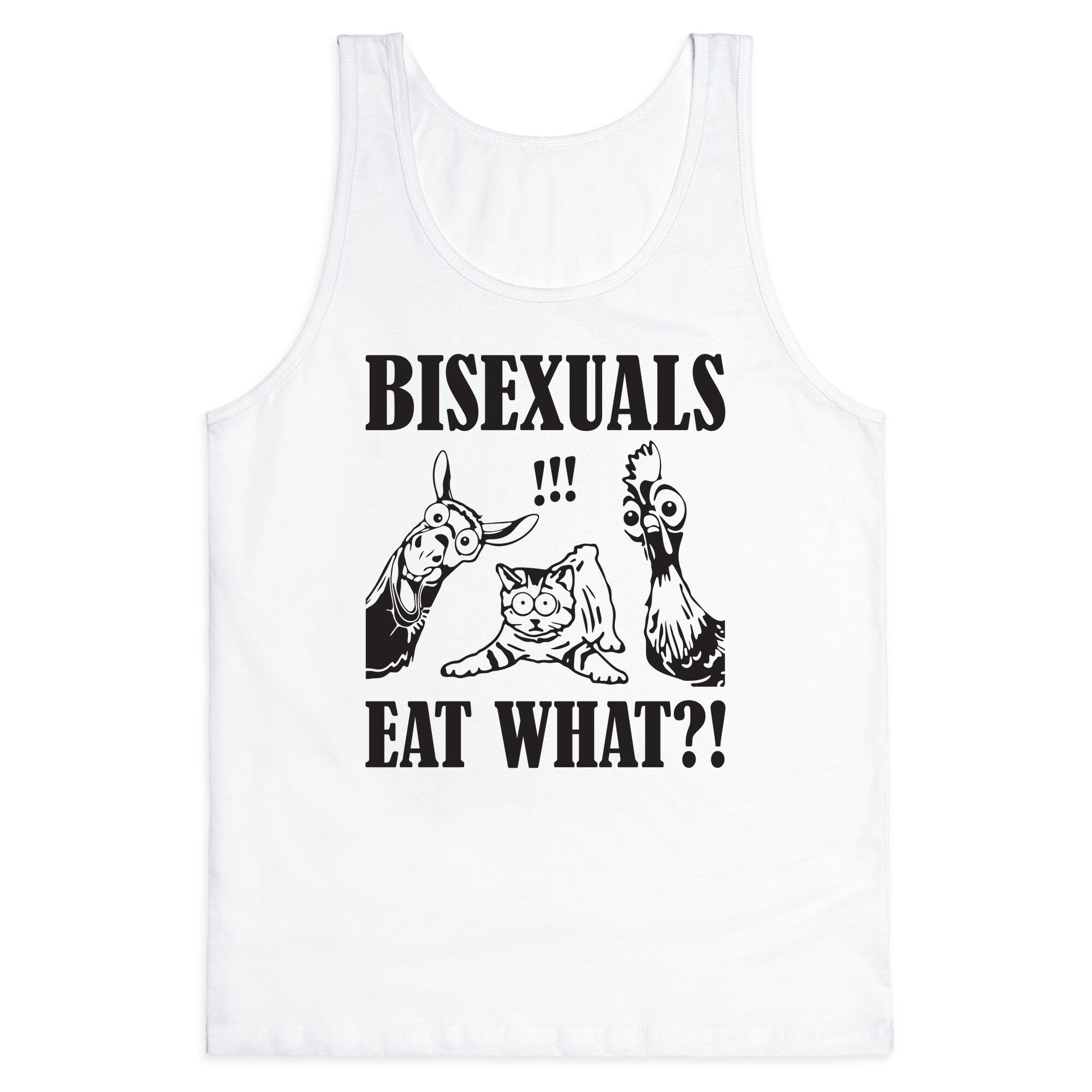 Bisexuals Eat What?! Tank Top