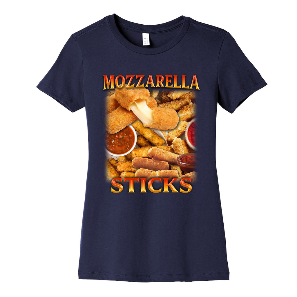 Mozzarella Sticks Womens Cotton Tee