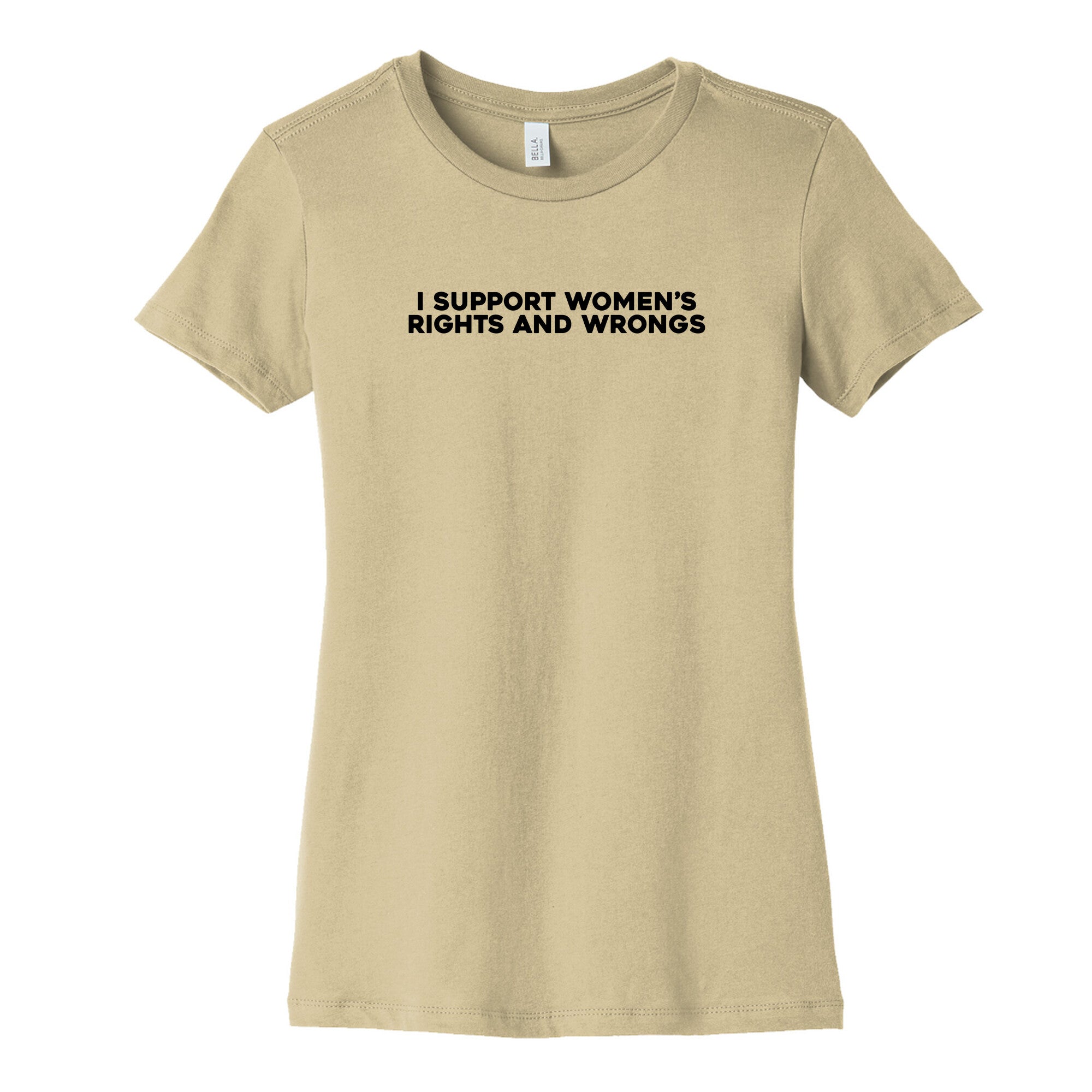 Womens Rights And Wrongs Womens Cotton Tee